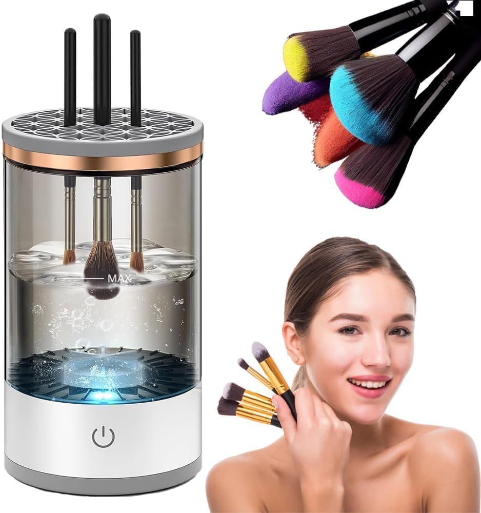 Universal Makeup Brush Cleaner & Dryer – Automatic Electric Brush Cleaning & Drying Holder