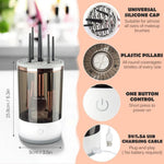 Universal Makeup Brush Cleaner & Dryer – Automatic Electric Brush Cleaning & Drying Holder