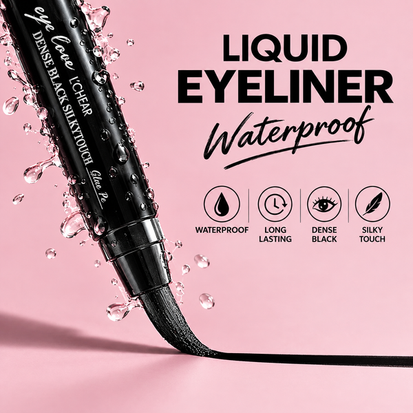 Liquid Eyeliner - Waterproof Matte Finish for Sharp Wings